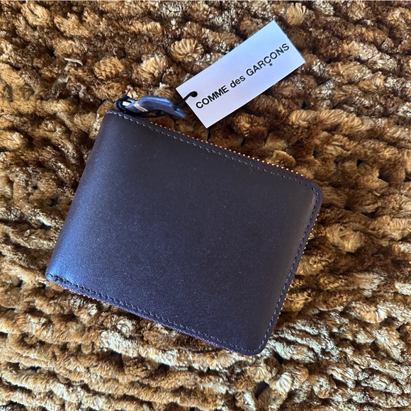 NWT Comme des Garcons Brown Leather Wallet (SA7100) - Picture 3 of 6